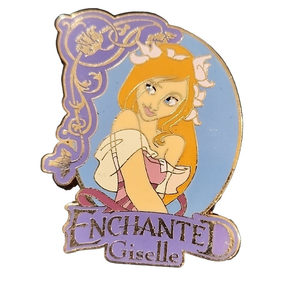 Disney Pin Enchanted Giselle Portrait Paris Princess Pink Tiara PARIS DLRP 58441